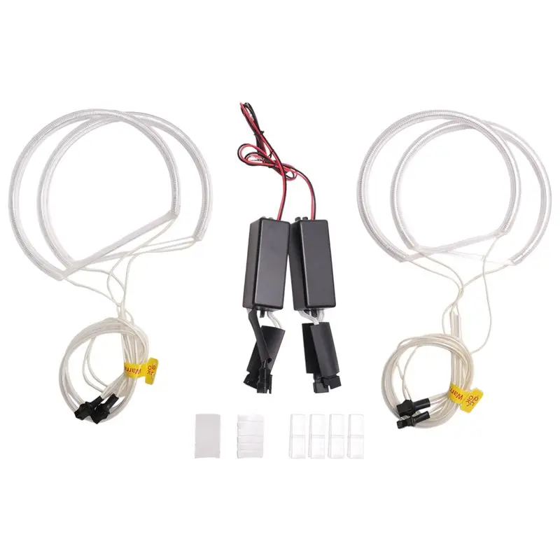 Superior-4X Ccfl Angel Eye Halo Led Ring Light White Non-Projector For Bmw E46 3 Series