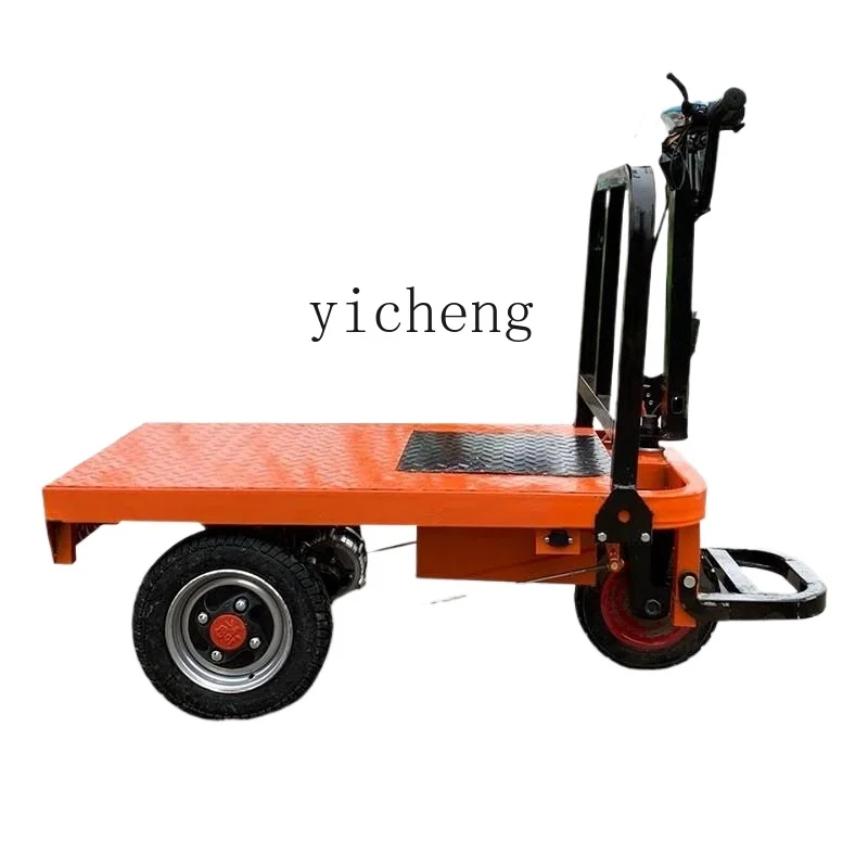 XL Electric Flat Truck Pull Tile Handling Trailer Foldable and Portable Climbing Trolley