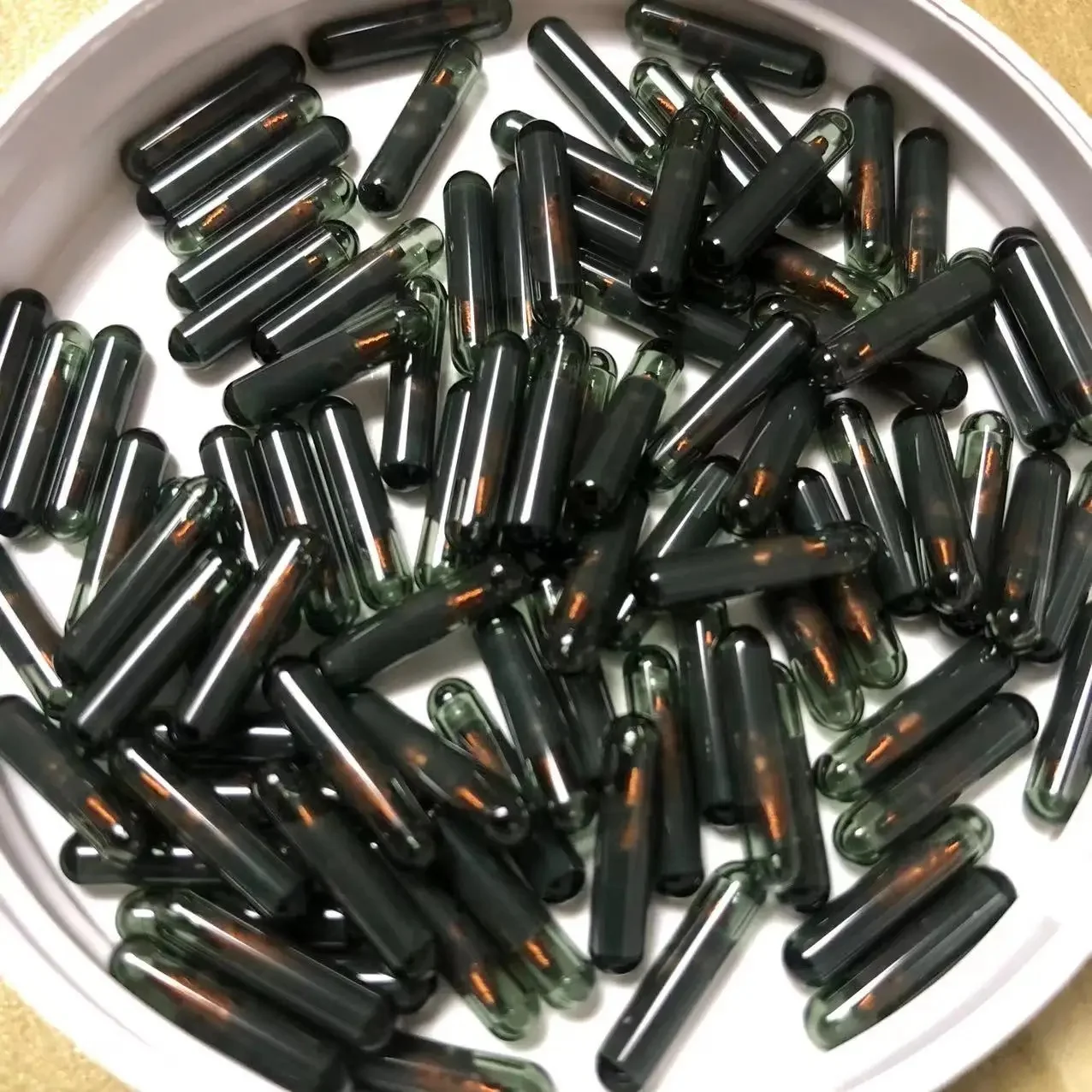 10 unids/lote Original cerámica T5 y vidrio T5 Chip transpondedor ID11/12/13/20 Compatible programable Chip de llave de coche