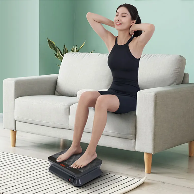 Máquina de vibração vertical de corpo inteiro com cordas de resistência