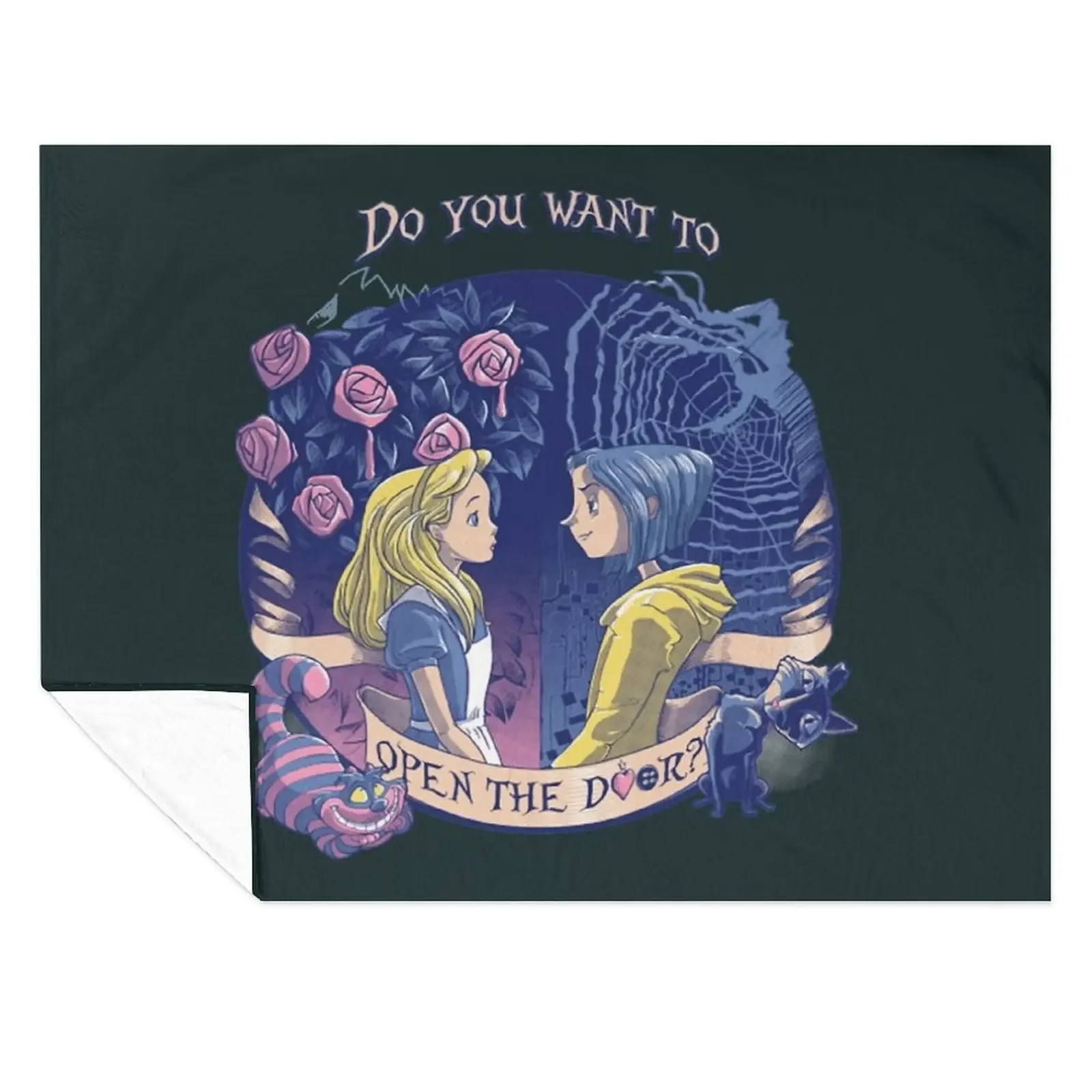 

Do You Want To Open The Door Throw Blanket manga Heavy christmas gifts blankets ands Blankets