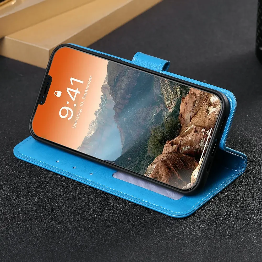 A56 A55 A54 A34 A16 Flip Case Totem Leather Protect for Samsung Galaxy A54 A52 A14 A36 A 22 A05S A13 a53 A35 A25 5G Wallet Cover