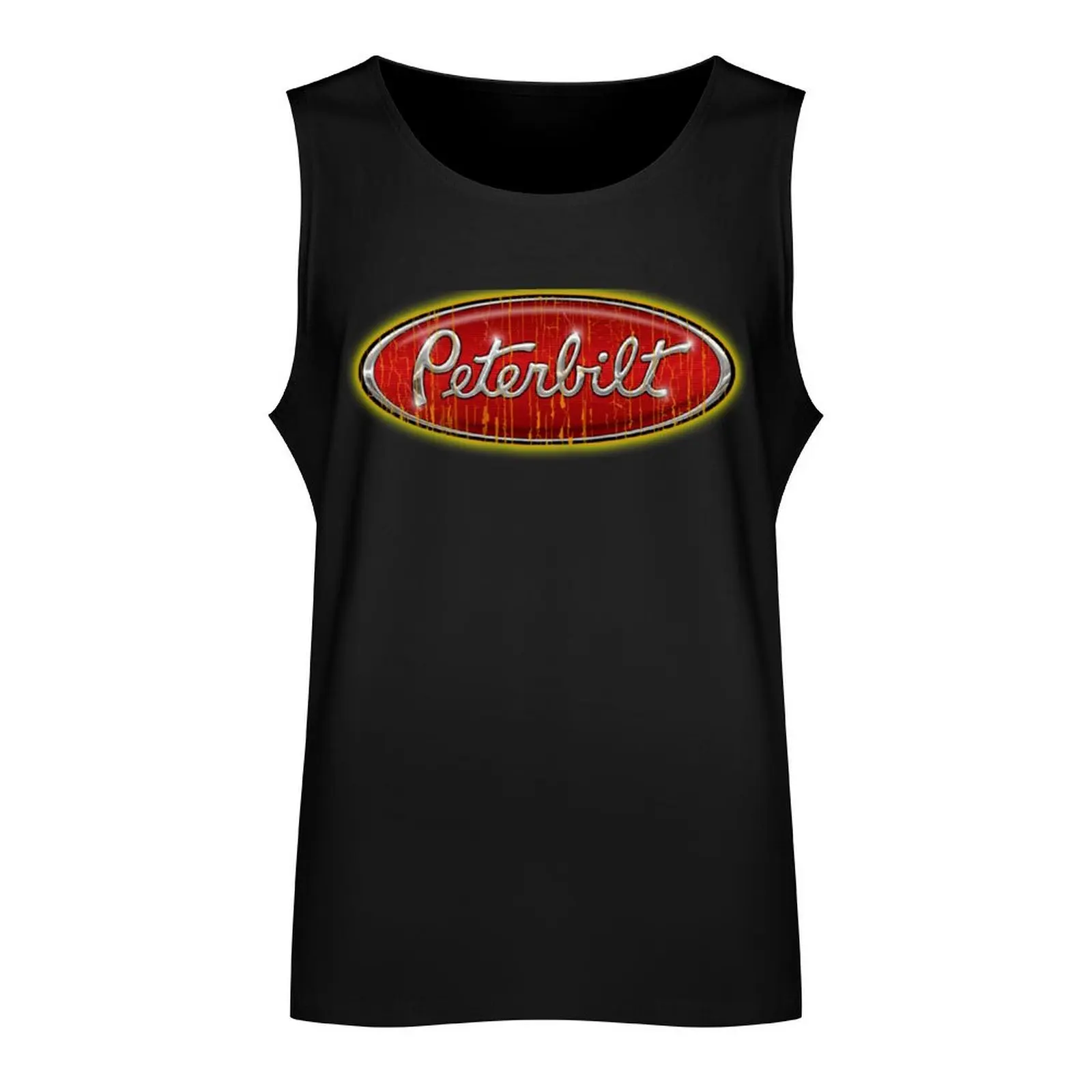 Peterbilt Truck Best Logo Tank Top vests for men training weight vest Men's t shirt