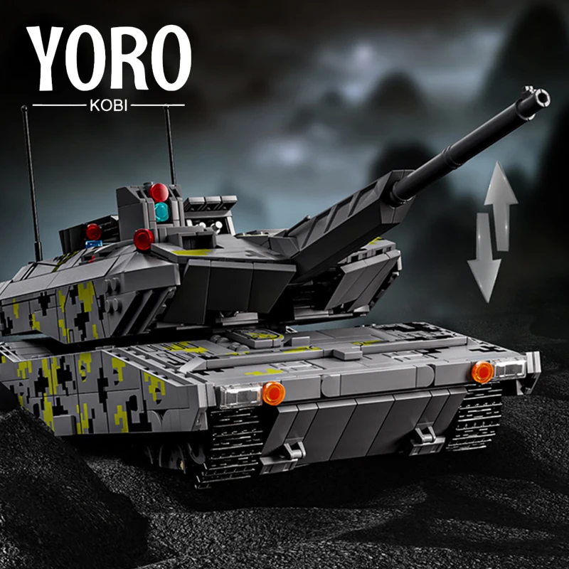 NEW Main Battle Tank Building Blocks Children Toys KF51 Armored Cars Army MOC Bricks Sets WW2 Military Panzer Model Adult Gifts