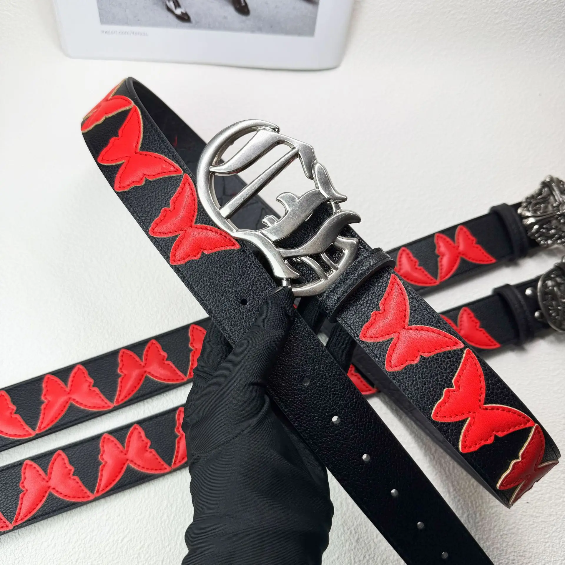 أحزمة مصممة للنساء والرجال جودة عالية فاخرة Y2K أنثى الخصر حزام من الجلد الأسود الفتيات الجينز الشرير مشد حزام GothK