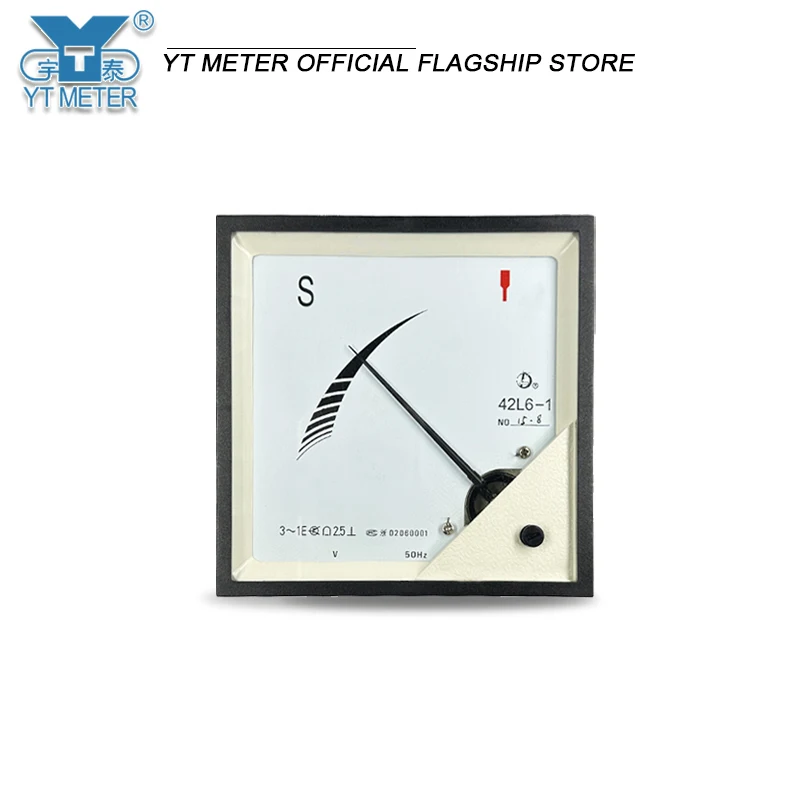 42L6 - S 380V 100V Synchronous Table Phase Sequence Table Pointer Voltmeter 3 - 1E