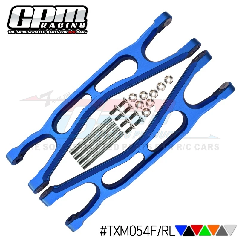 

GPM Aluminium 6061-T6 Front/Rear Extended Upper Arms For TRAXXAS 1/5 4Wd X-Maxx