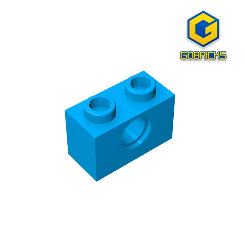 Gobricks GDS-623 Technical BRICK 1X2 4.9 kompatybilny z lego 3700 zabawki dla dzieci montuje klocki techniczne