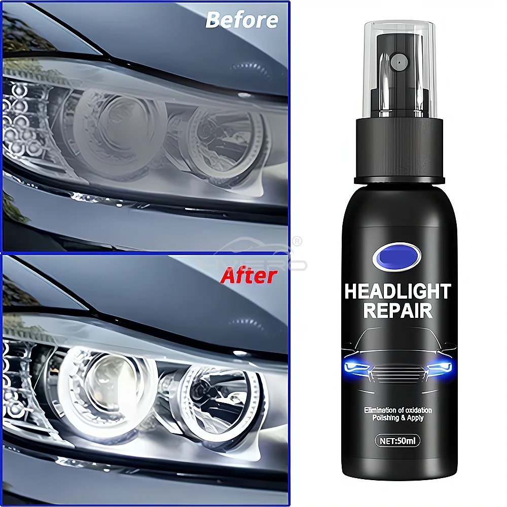 Car Headlight Polishing Agent Scratch Remover Repair Fluid Renewal Polish Maintenance Liquid Auto Accessorie Refurbished Sprays