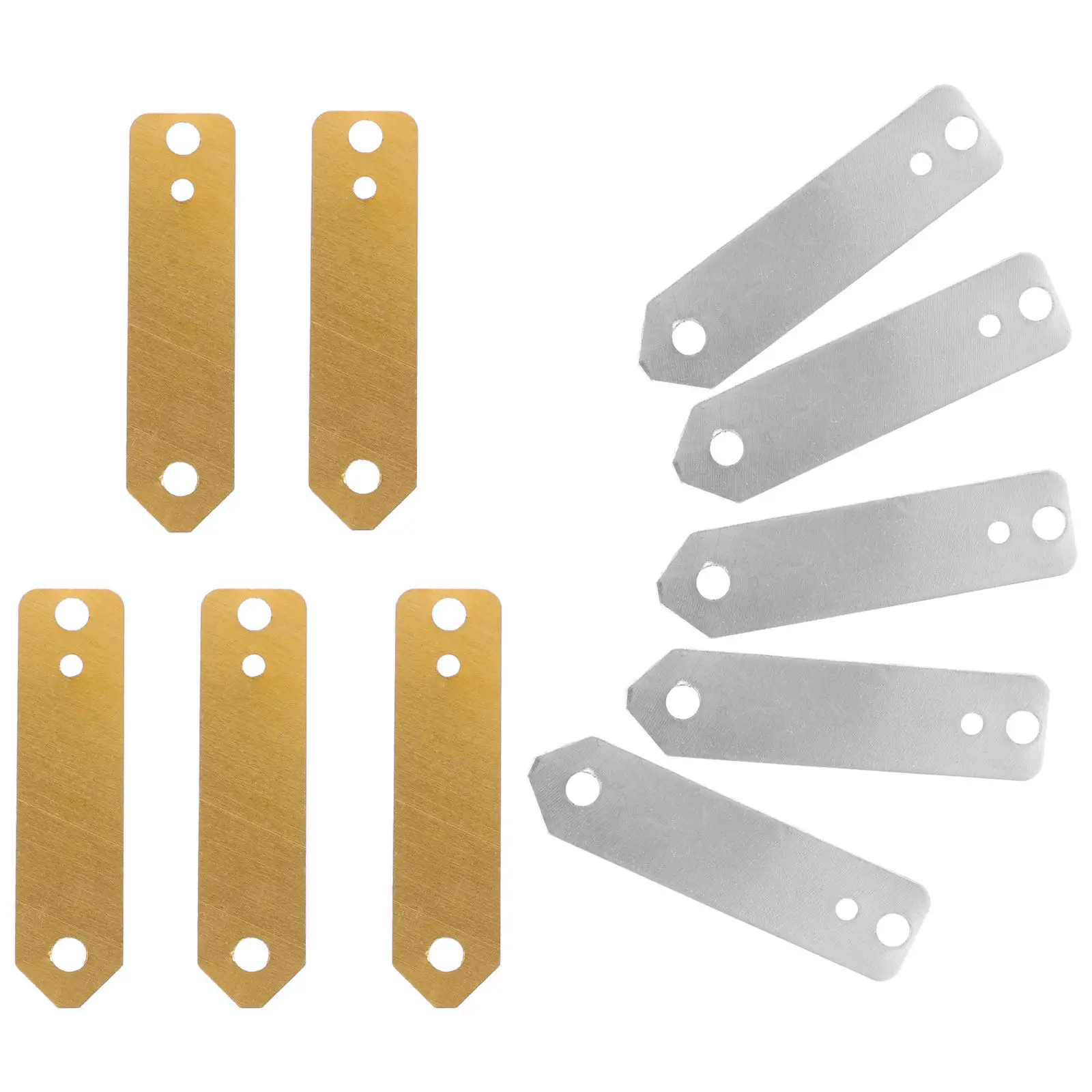 10pcs Material Zinc Copper Plates for Fruit Battery Experiments Portable Pure Metal Strips Tools Parts view 2