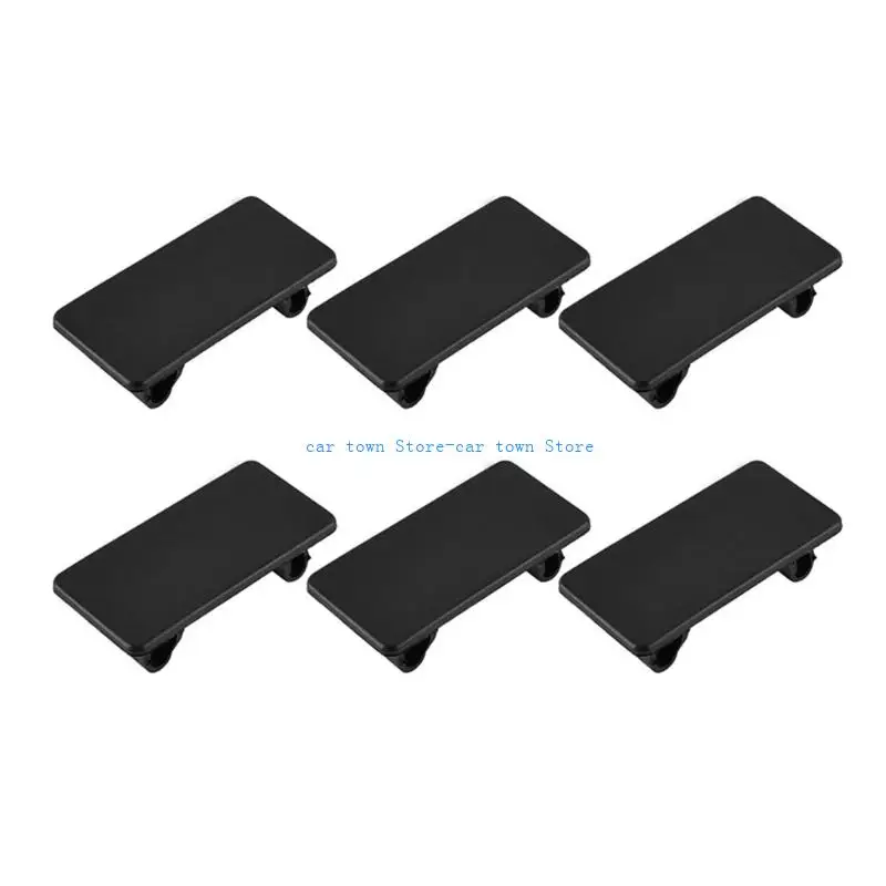 

RXJE Rocker Switches Cover Black Standard Marine Siwtch Panel Car Boat Panel Blank ARB Plate Blanking Cover