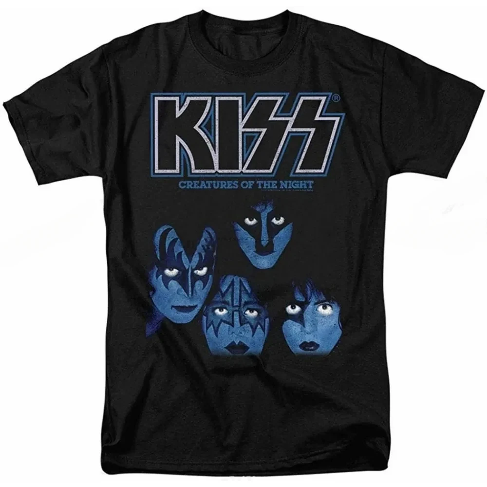 2025 beijo banda camiseta vrouwen modo camiseta hip hop topos camisetas unissex hombre topos banda de rock dameskleding