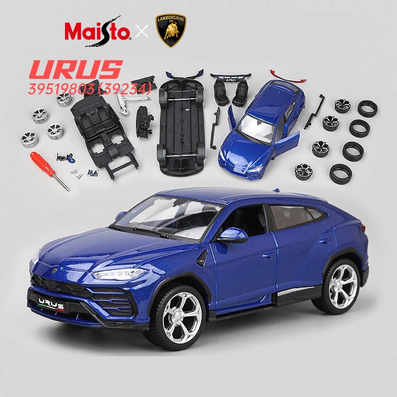 Maisto Assembly Version 1:24 Lamborghini Urus SUV Alloy Car Model Diecast Metal Toy Car Vehicles Model Collection Childrens Gift