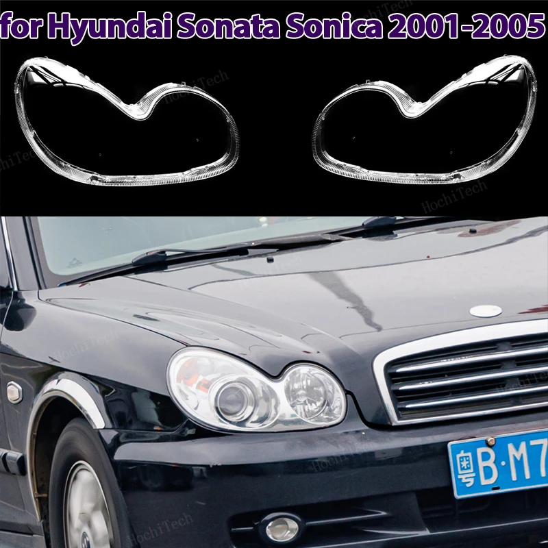 

Car Headlight Headlamp Light Lampshade Glass Lens Case Protective Shell Cover For Hyundai Sonata Sonica EF-B facelift 01-05