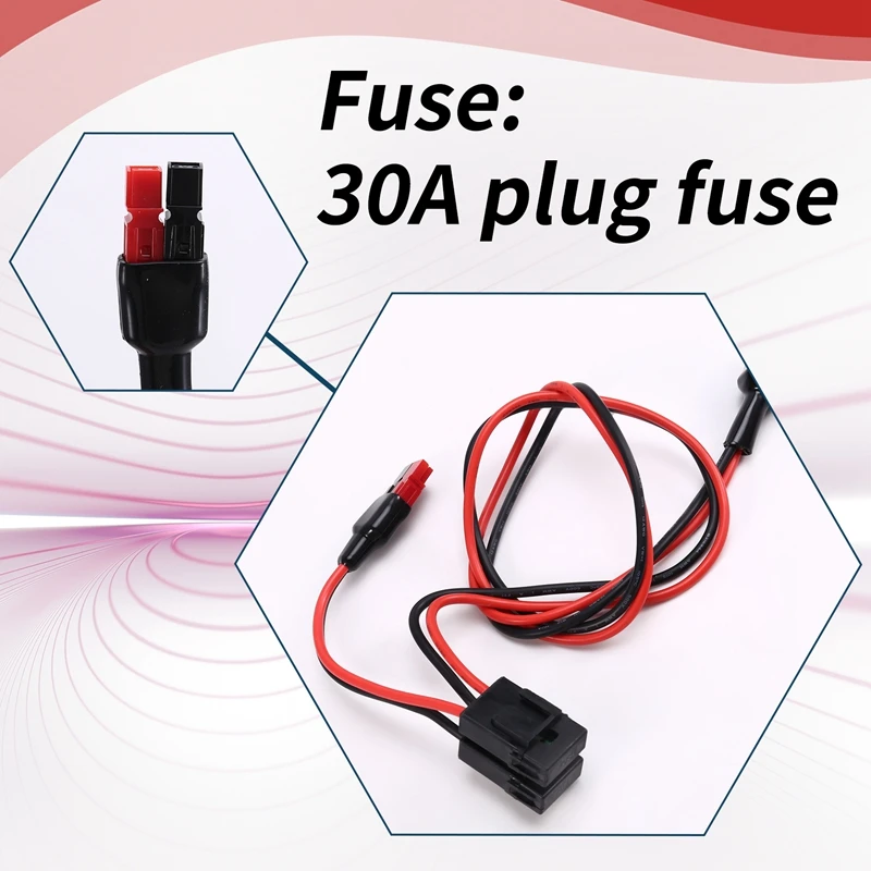 Power Cable 30A For Yaesu FT-857D FT-897D IC-725A IC-78 IC-706 Short Wave Radio Accessories Repair