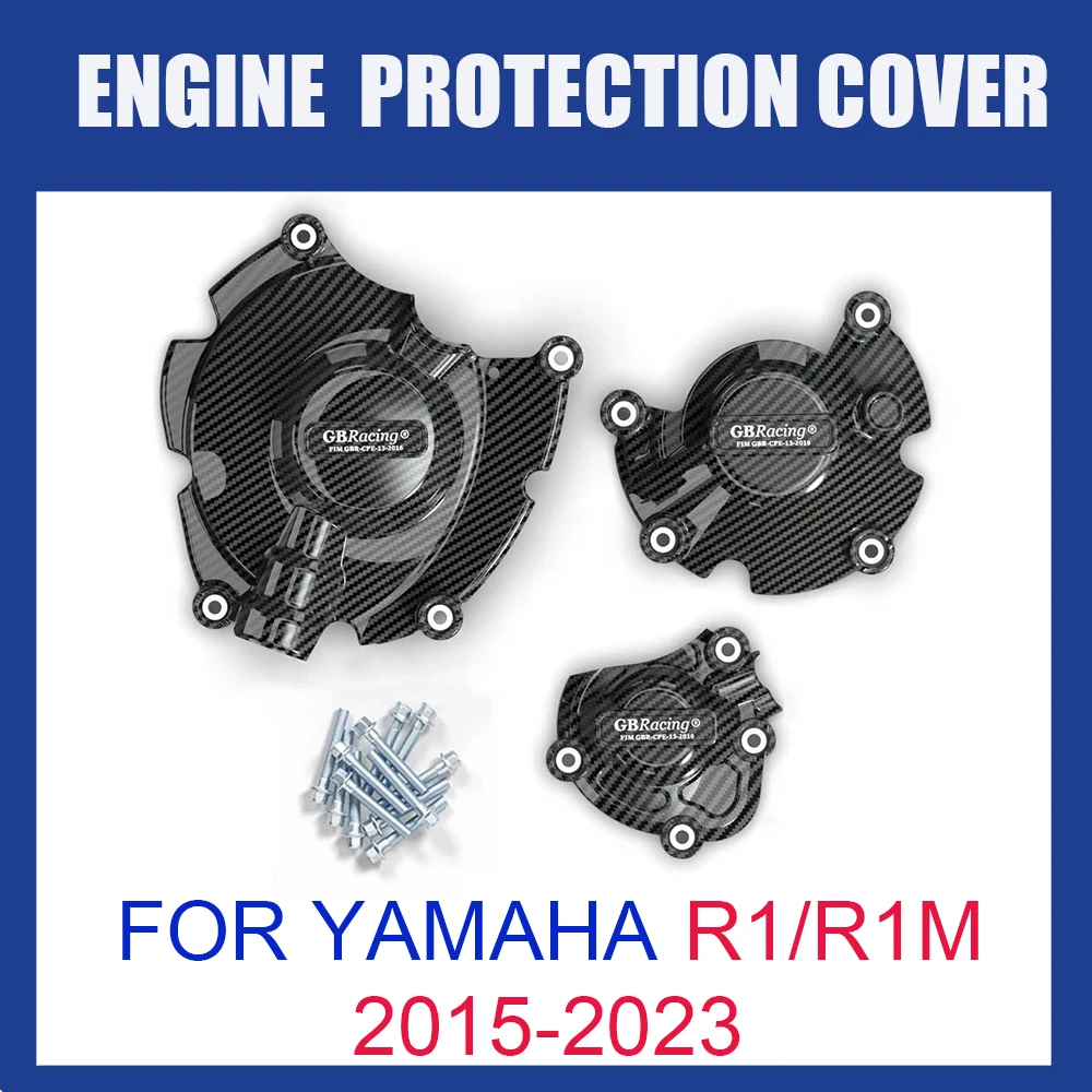 YZF R1 & R1M Motorcycles Engine Cover Protection Case GB Racing For YAMAHA R1 & R1M 2015 2016 2017 2018 2019 2020 2021 2022 2023