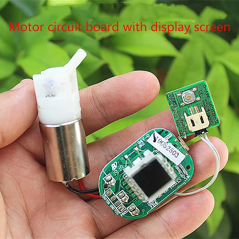 1Pcs Motor Circuit Board with Display Screen Motherboard Circuit Board Type-c Interface DIY Electronic Accessories