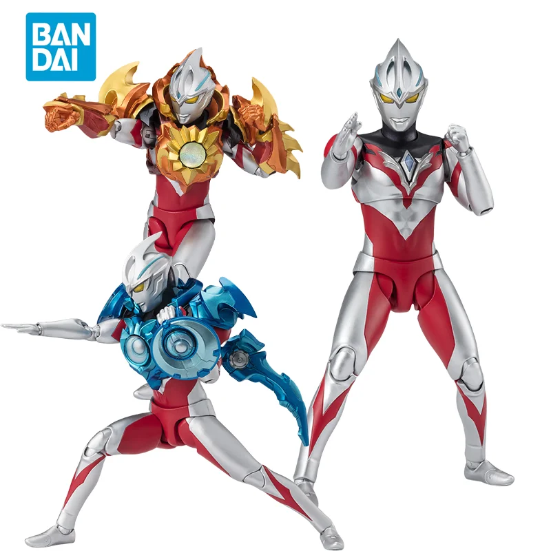 Spot Direct Delivery Bandai Original Ultraman Anime Model SHF ULTRAMAN ARC SOLIS ARMOR LUNA ARMOR Action Figure Toys For Kids