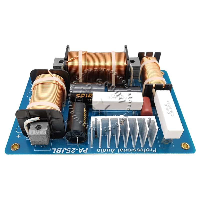 1x 800W 더블 베이스 원 트레블 2 웨이 3 유닛 전문 무대 공연 스피커 주파수 분배기 하이 로우 크로스 오버 필터