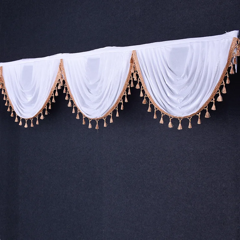 2 Meter Velvet Curtain Swag Tassel Table Cover Wedding Backdrop Table Skirts Stage Background Drapery Party Banquet Walls Decor