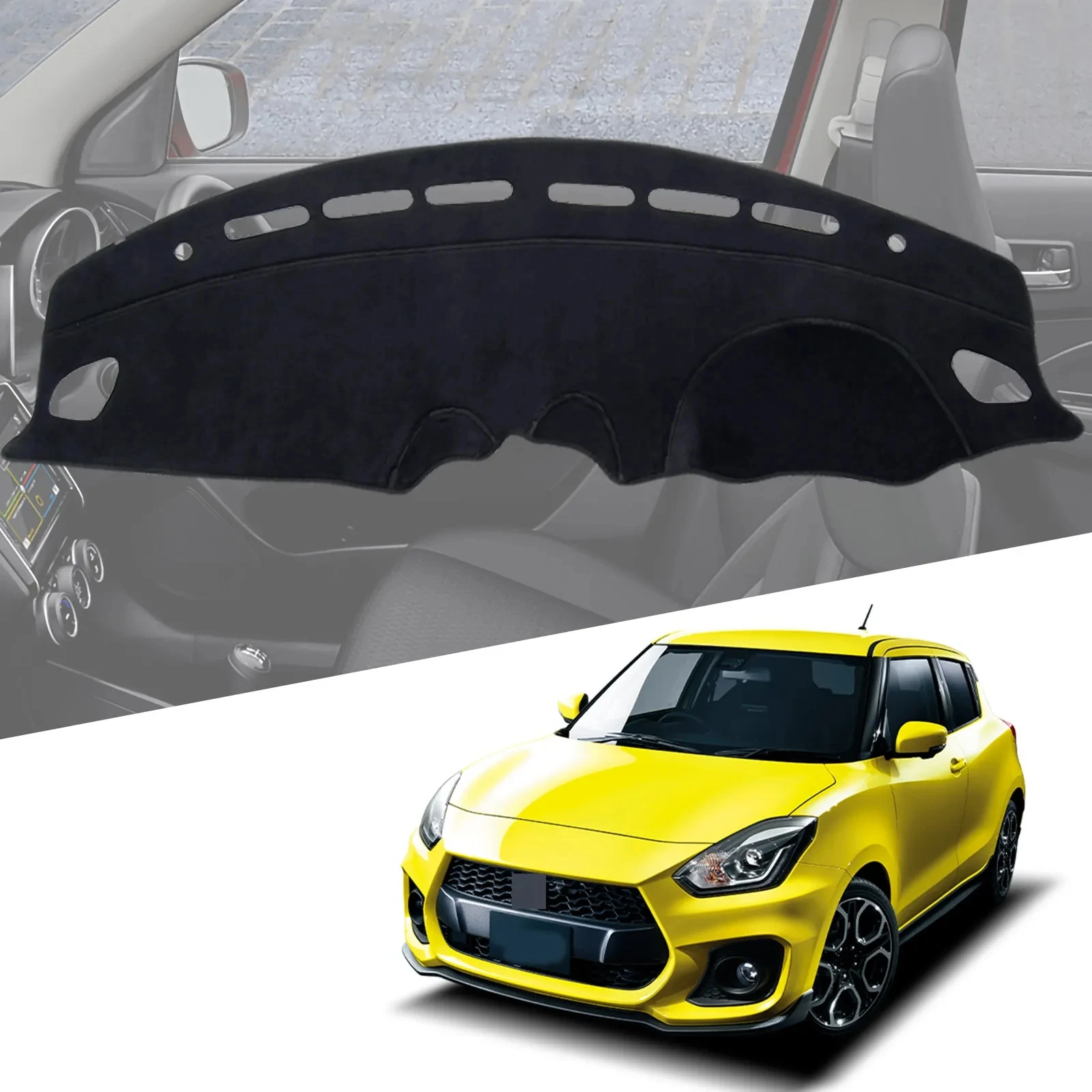 

Dashboard Cover Pad for SUZUKI SWIFT Dash Mat Dashmat ZC33S/13S/53S/C83S 2018 - 2023 Accessories Protective Carpet