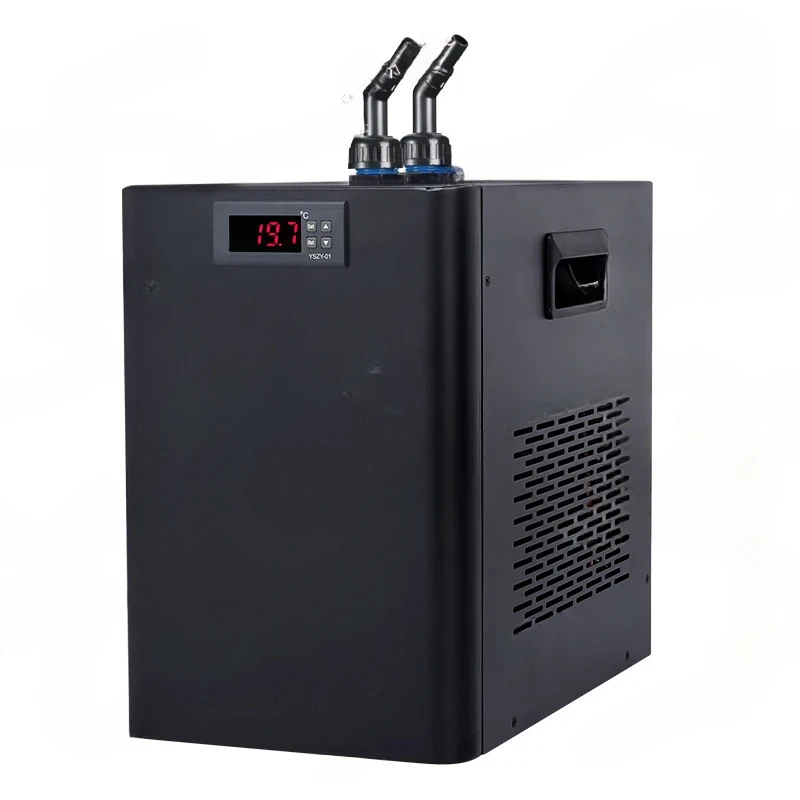 500L-2000L Portable Cold Water Pump 0.5-3P Aquarium Ice Bath Chiller Heater Pure Titanium Evaporator Seafood Cooling