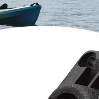 Fishing Rod Holder Mount Base Compatible with Inflatable For KAYAKs and Boats Reinforced Nylon 1/4-20 Screw Mounting Option