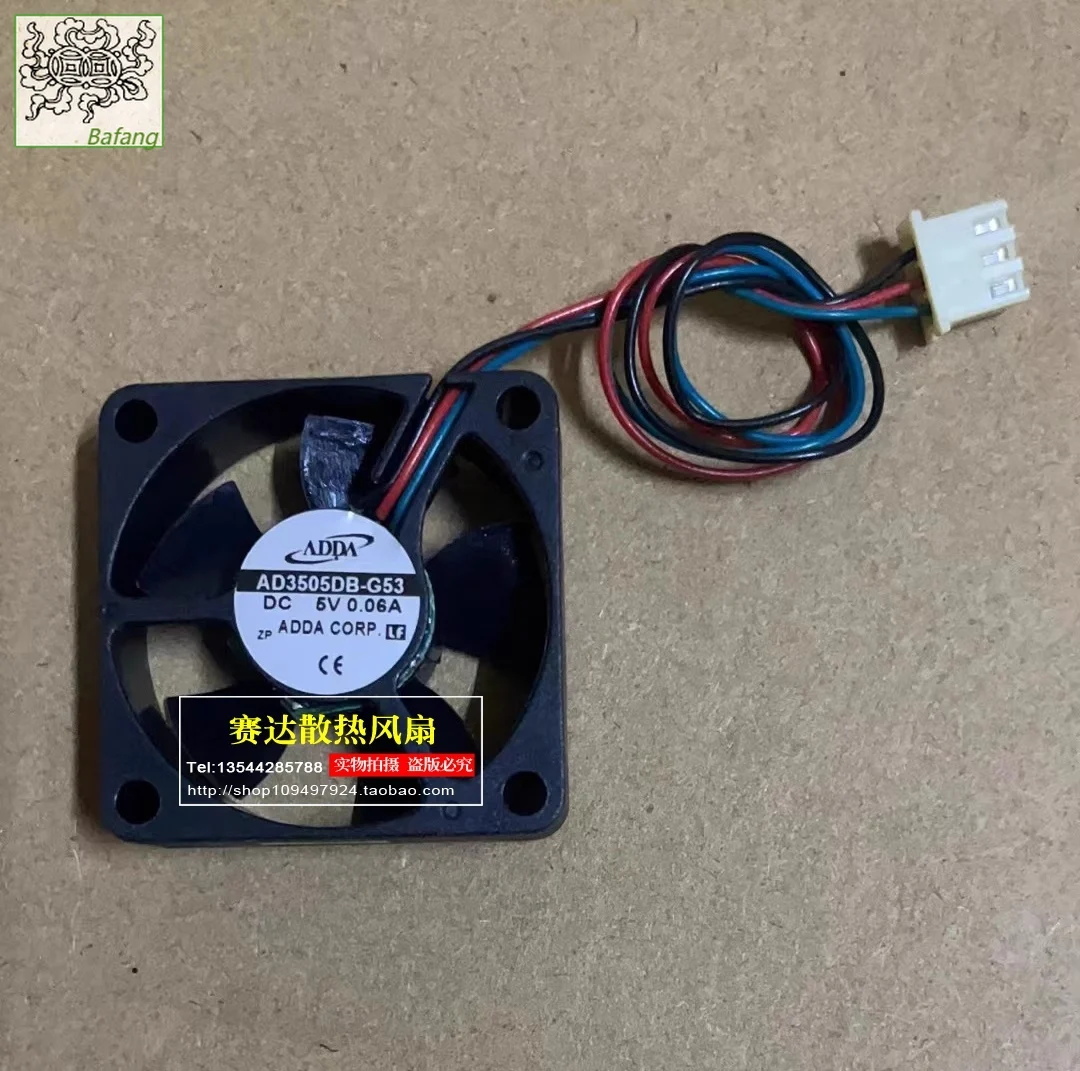 

Jinlingge для ADDA AD3505DB-G53 3510 5 В 0,06 А 3 линии бесшумный охлаждающий вентилятор 35*35*10 мм