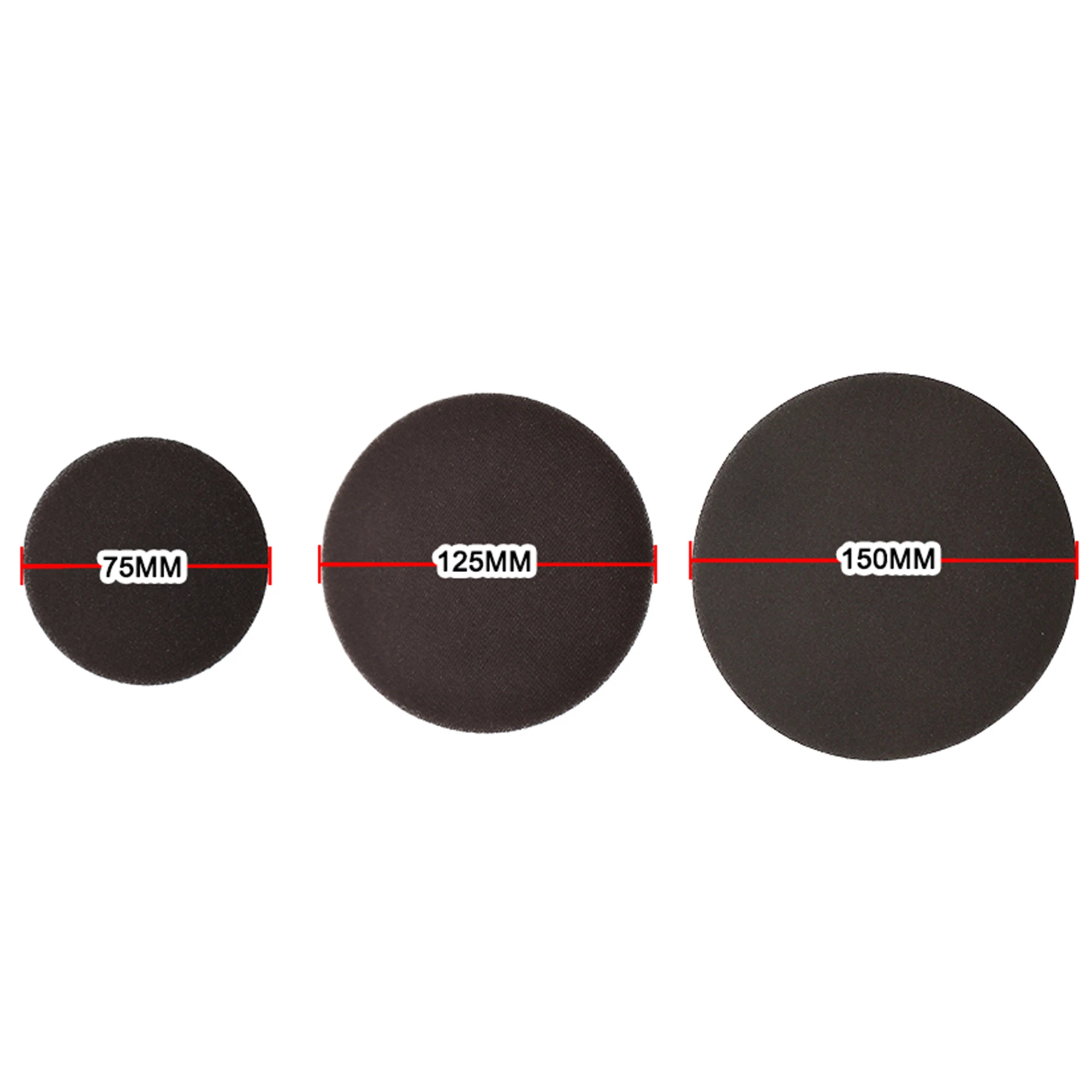 20Pcs 3/4/5/6 Inch Foam Sanding Discs Hook & Loop Sponge Sanding Pads Flexible Sponge Sandpaper for Car Paint Finishing Plastic