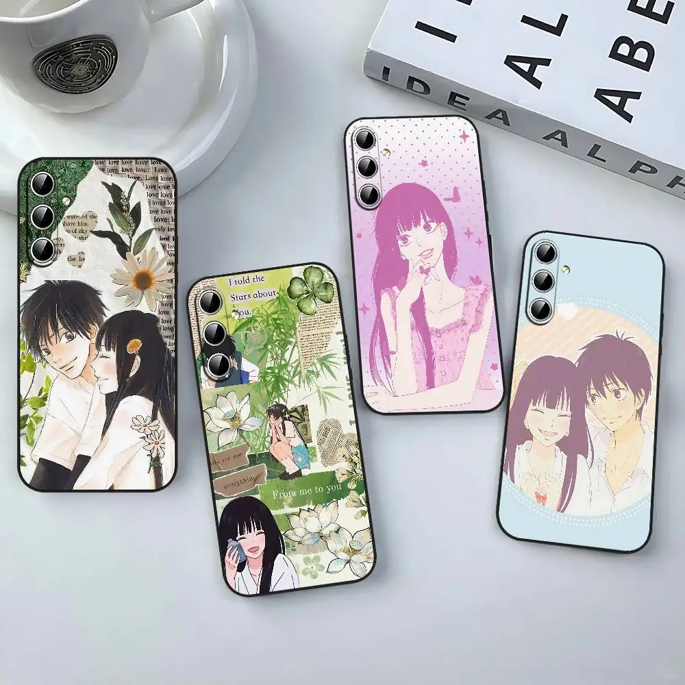 

Anime Kimi Ni Todoke Phone Case For Samsung Galaxy S24/S25/S22/S30/Note20/Lite/Ultra/5G/Plus/FE Soft Black