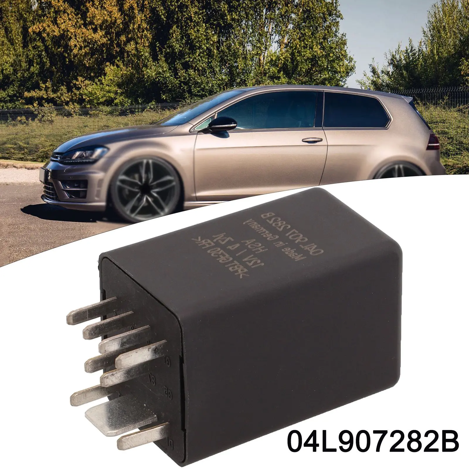 

Replacement Glow Heater Relay for Skoda and For Seat Vehicles OEM 04L907282B Compatible with Models from 2003 Onward