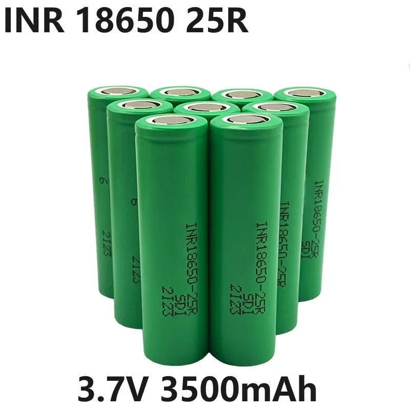 

2024 new Air Express INR 18650 25R 3.7V 3500mAh 30A Discharge Lithium-ion Rechargeable Battery. for: Flashlights, Energy Storag