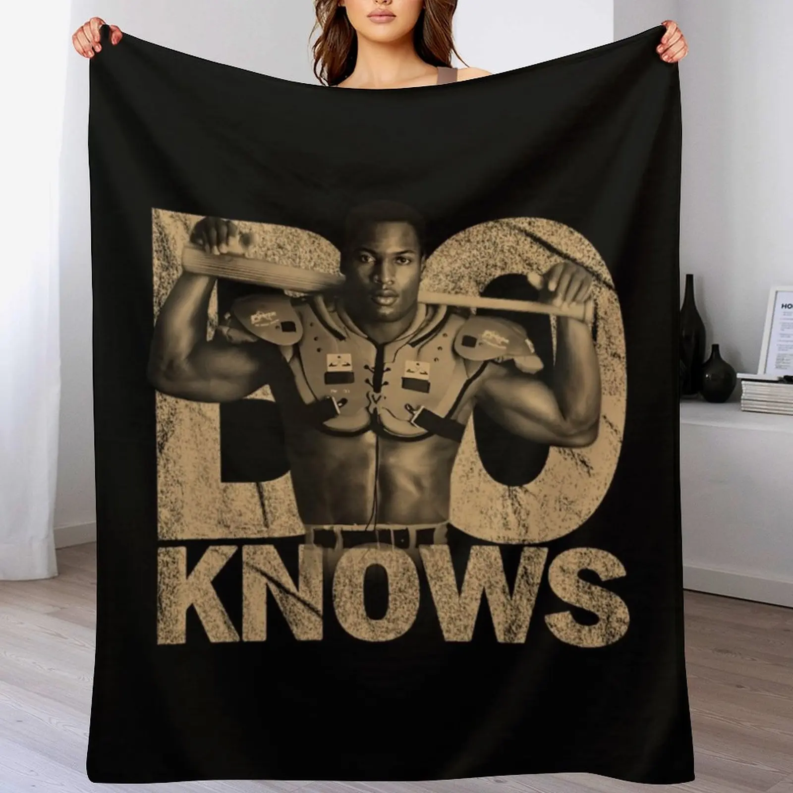 

Bo Jackson Knows Throw Blanket warm winter Bed covers Tourist Designers Blankets