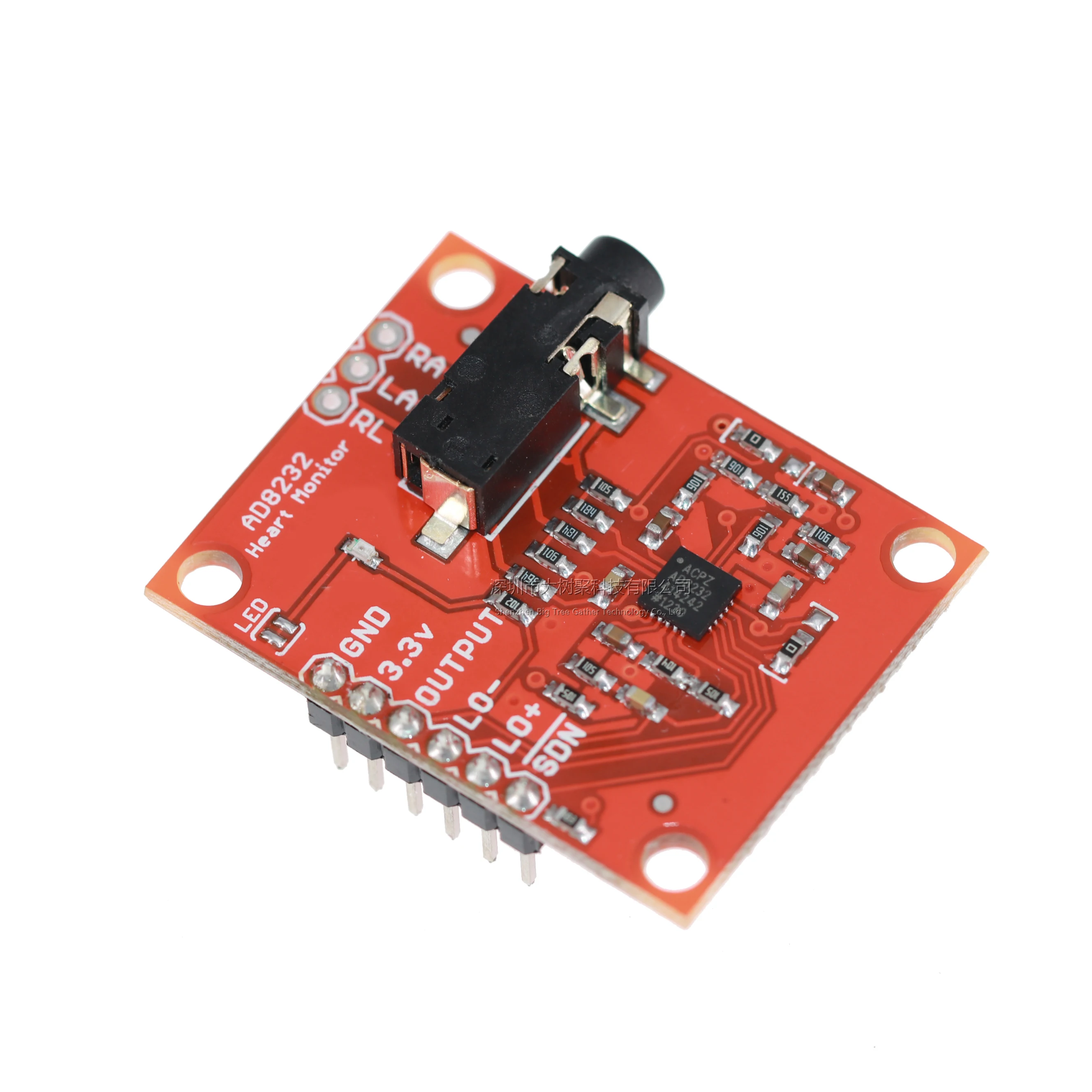 Electrocardiographic Measurement AD8232 Pulse Cardiac Electrocardiogram Kit