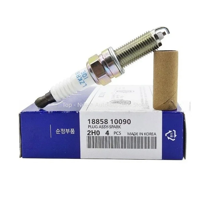

Свеча зажигания 18858-10090 LZKR6B-10E подходит для моделей Hyundai и Kia (4 шт.)