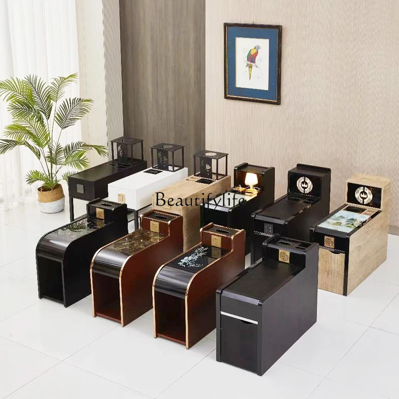 04Foot bath cabinet economical foot washing massage sofa side cabinet small coffee table