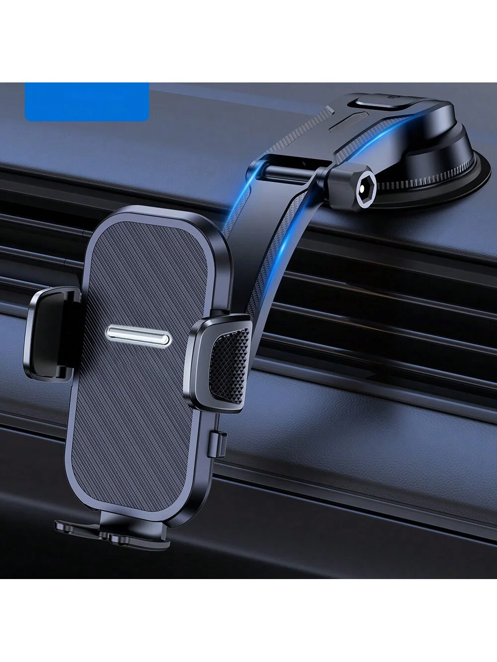 

Держатель для телефона на приборную панель, 360° ° Гибкое вращение, складная конструкция, без блокировки экрана, нано-гель для крепления без использования лобового стекла.