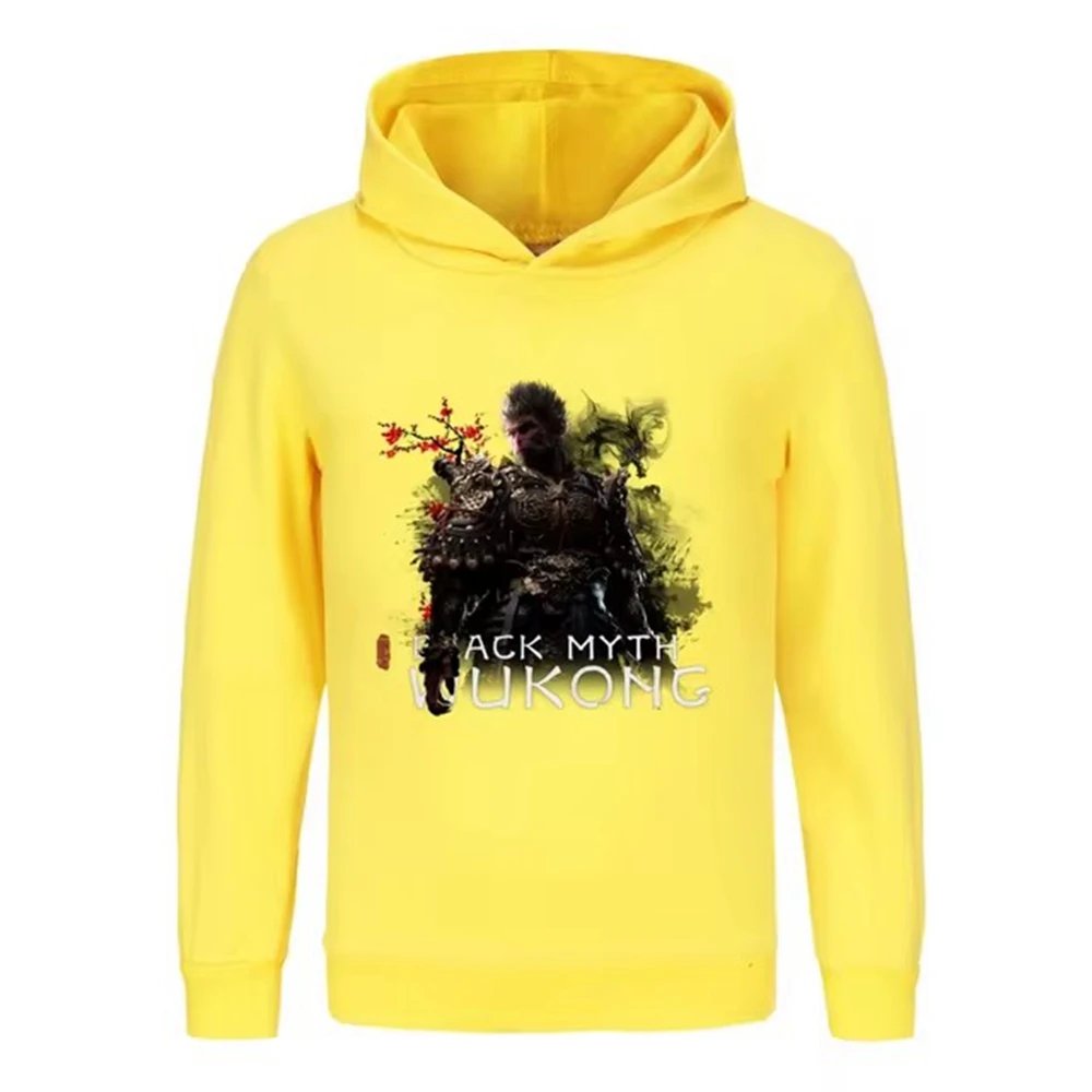 Game Black Myth Wukong Clothes Kids Hoody Sweatshirt Baby Girls Cartoon Jumper Toddler Boys Pullover Outerwear Children Casu