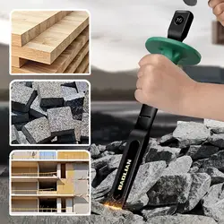 Flat Chisel With Hand Guard Chrome Vanadium Steel Flat Chisel 6/8/10/12 Inch Cement Steel Wall Construction Site Brick Chisel