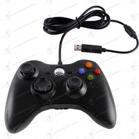 Wired USB Game Controller Gamepad Game Joystick Joypad for Microsoft Xbox 360/Slim & Windows PC (Black)