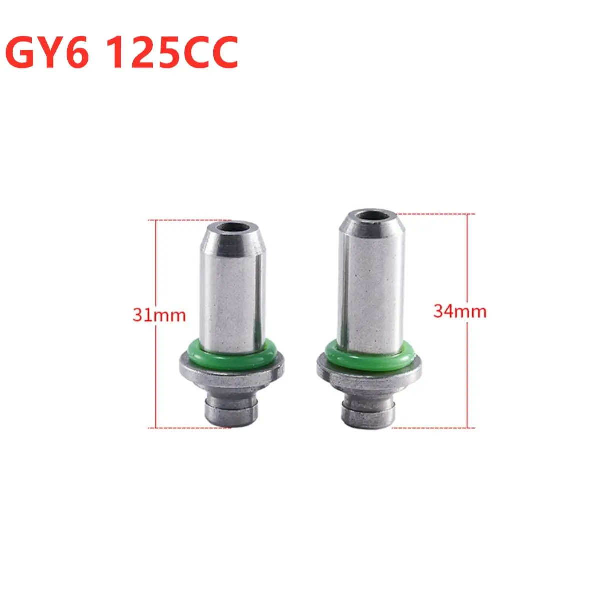 Glixal Pedal motorcycle engine valve guide GY6 50cc-100cc 139QMB 139QMA aluminum alloy material