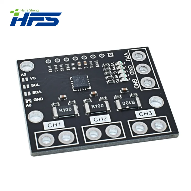Ina3221 Triple-Channel Module, High-Side Meting, Shunt En Bus Spanning Monitor Met I 2c-En Smbus-Compatibele Interface
