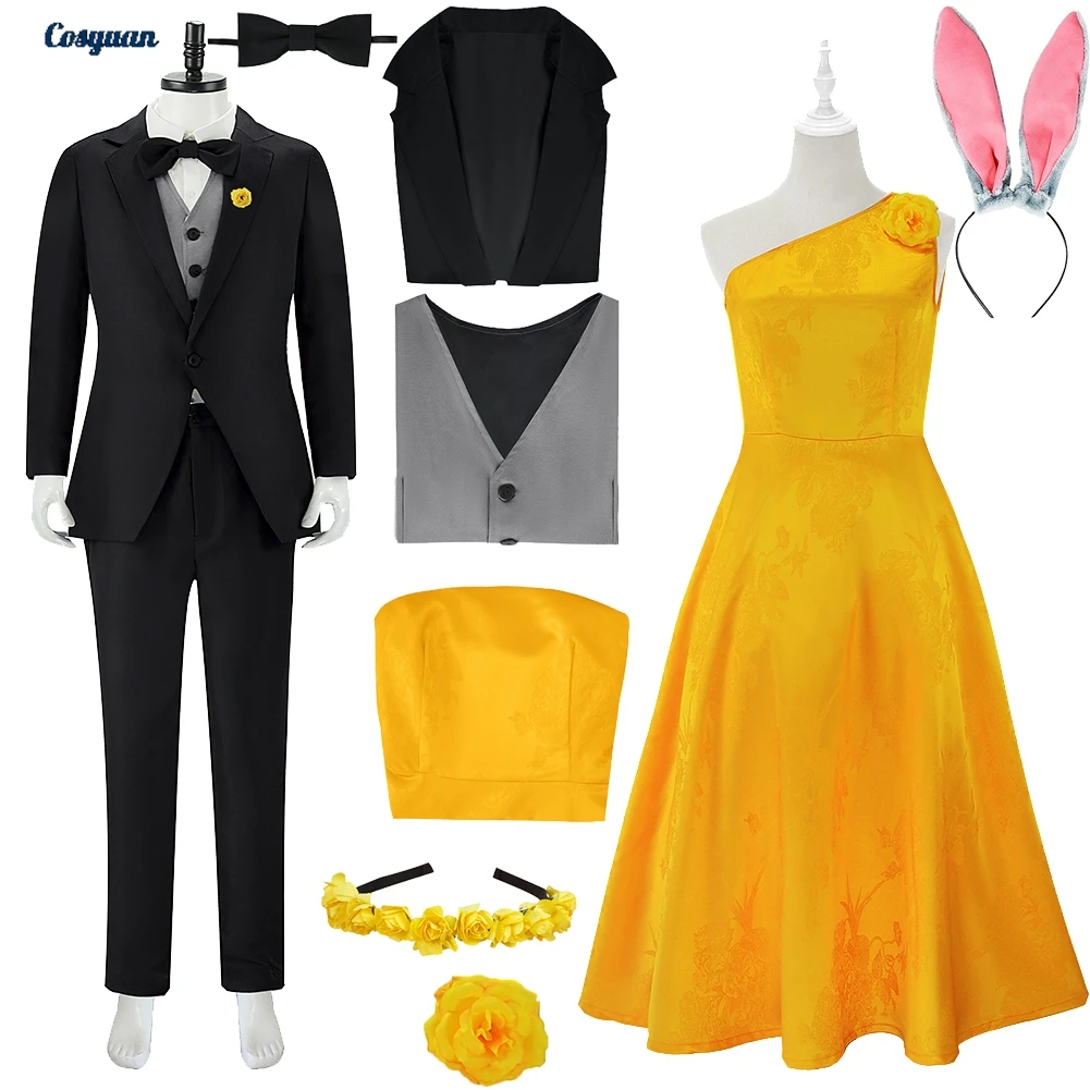 

Cartoon Zoo Nick Judy Hopps Cosplay Clothing Dress Women Men Party Disguise Roleplay Halloween Costume Carnival Outfits Suits