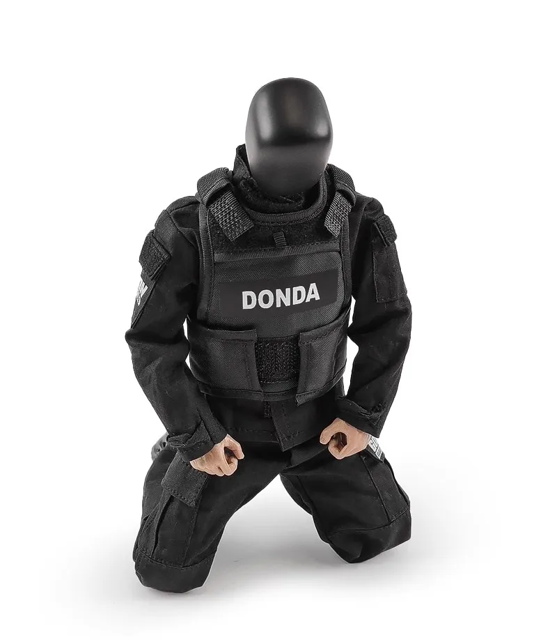 

Original GOON Donda 1/6 Trendy Doll Collection Rapper Kanye Concert Bodyguard Full Set Action Figure Toy Cloude Fire Gift 32cm