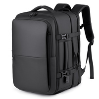 Business Travel Expandable Waterproof Backpack 15.6inch Laptop Bag USB Charging Large Capacity Commuter Backpack for Men and Women