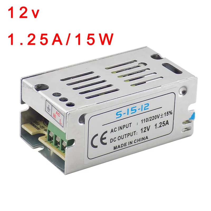 Lighting Transformer AC 110v 220v 265V to DC 12V 1A 2A 3A 5A 10A 15A 20A LED driver switch power supply adapter for strip light