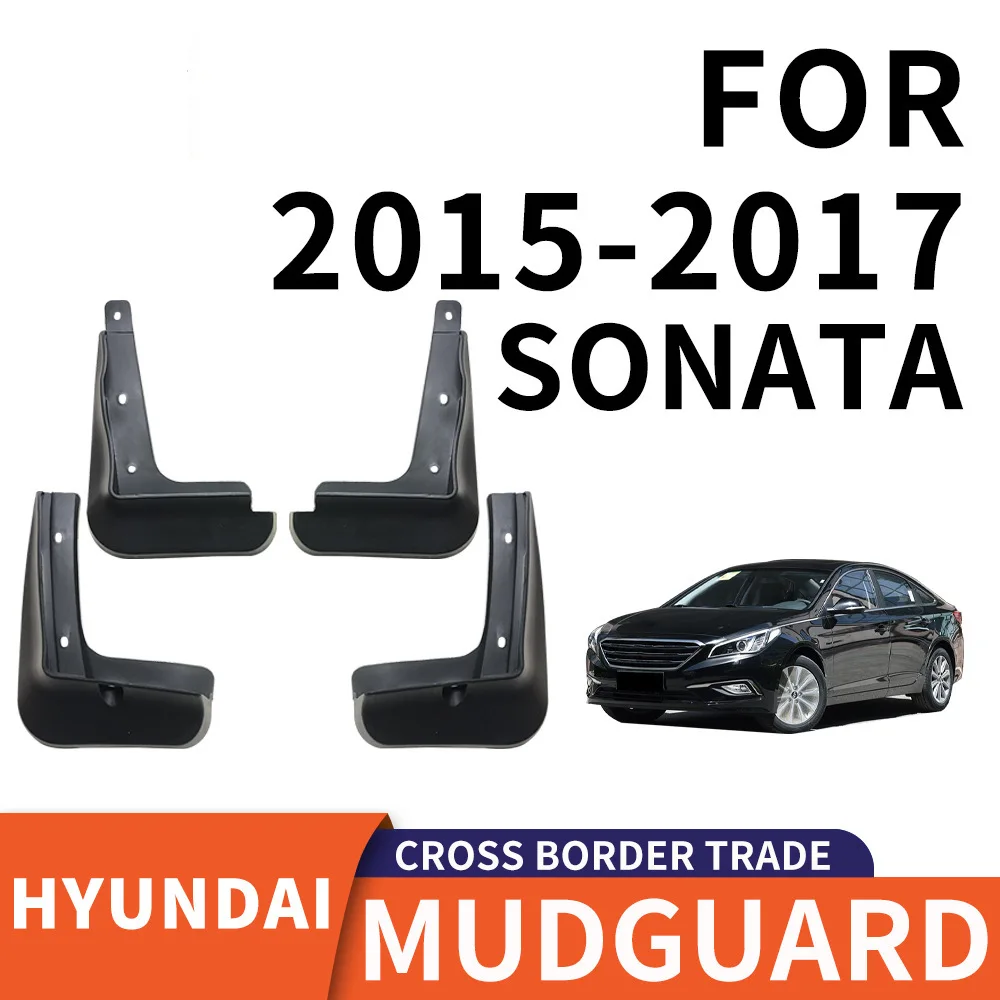 

For 2015-2017 Hyundai 9th SONATA mudguard Mudflaps Front Rear Flares Splash Guards Cover Car Accessoie