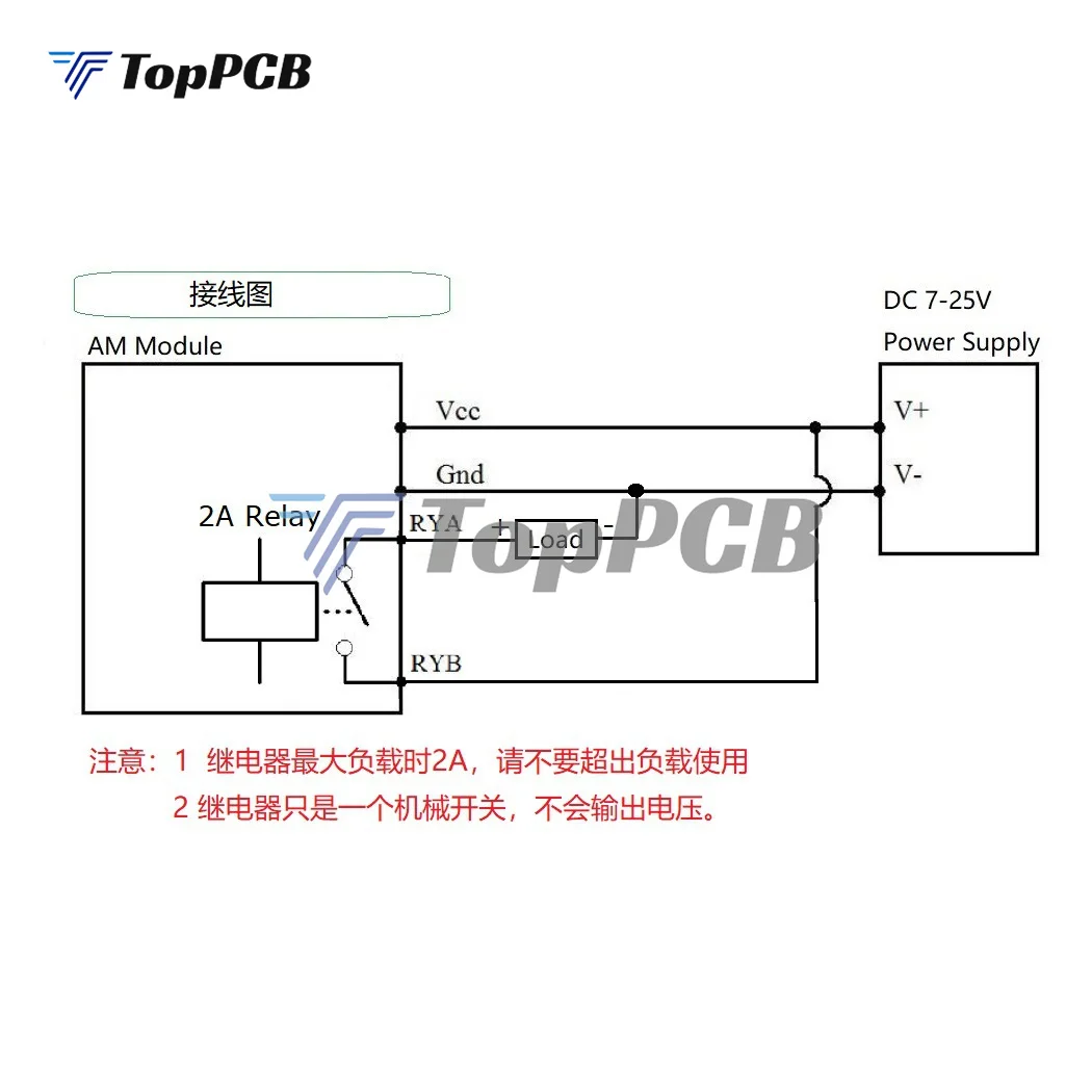8 Channel Relay Output Module RS485 Modbus RTU Communication PLC Expansion Board