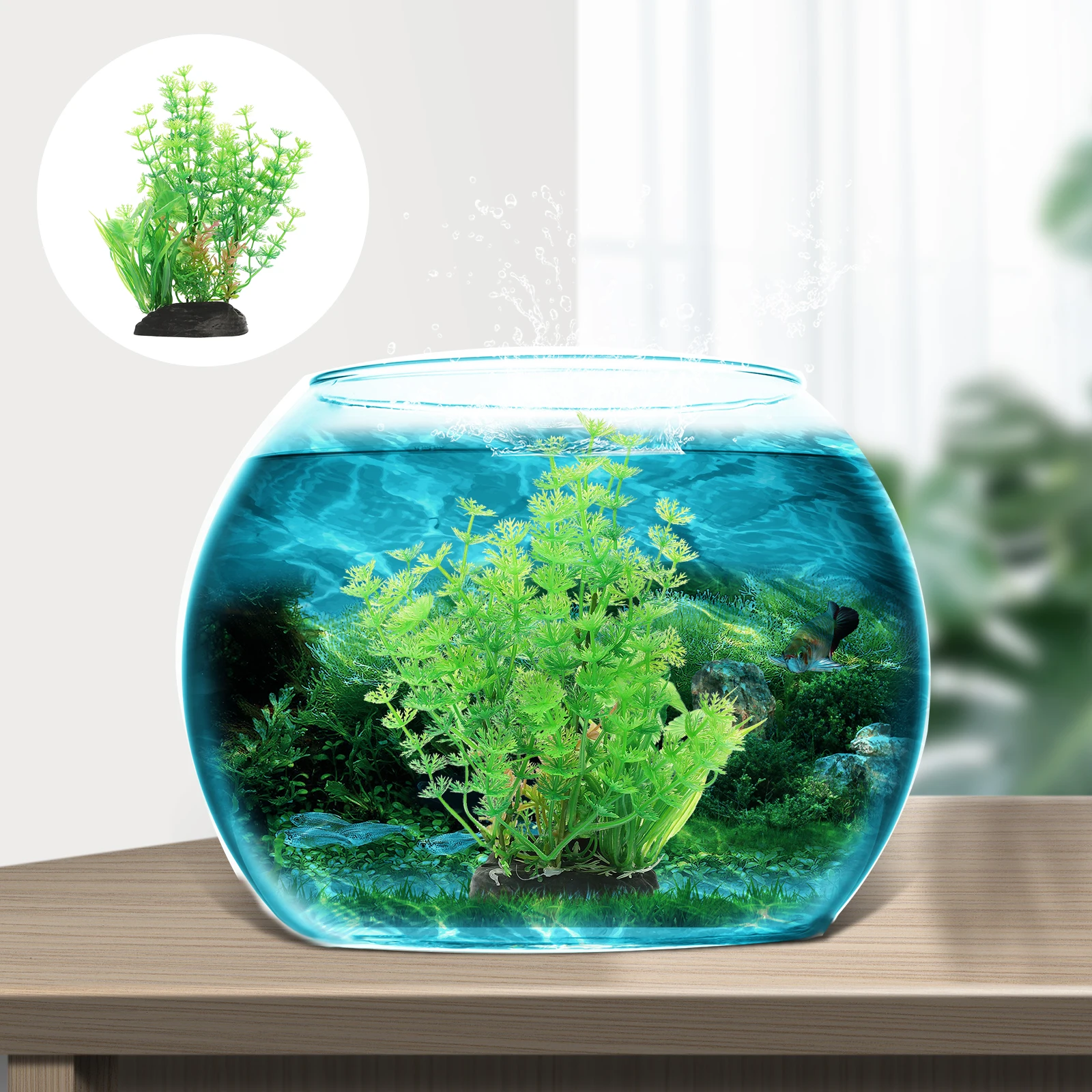 

Fish Tank Grass Aquatic Decoration Decorations Plastic Freshwater Aquarium Plants Ornament
