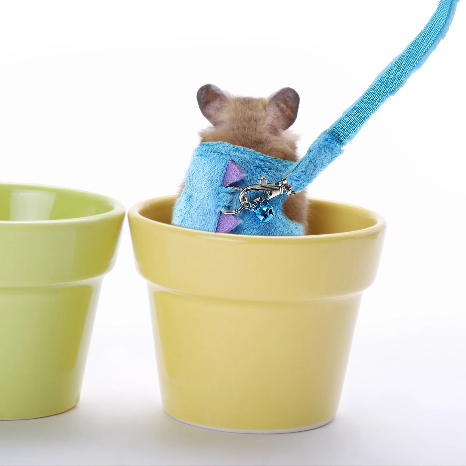

Pet Harness Leash Adjustable Short Ferret Puppy Small Animal Chest Carrier Wear Resistant Traction Rope Cartoon Design